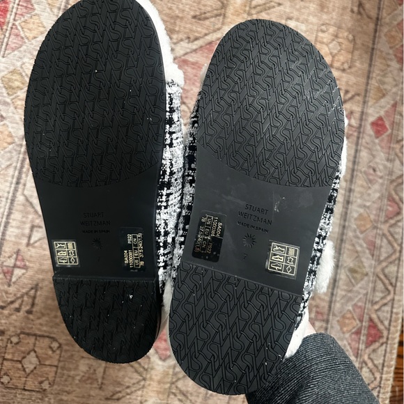 Stuart Weitzman Piper Shearling Slides 7 - Picture 4 of 8